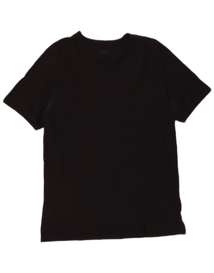 T-shirt męski Hugo Boss Top XL, czarny elastan