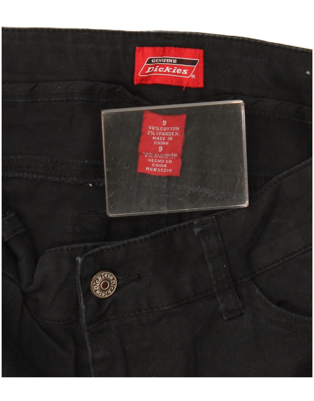 Dżinsy damskie Dickies US 9 Medium W30 L30 Czarna bawełna