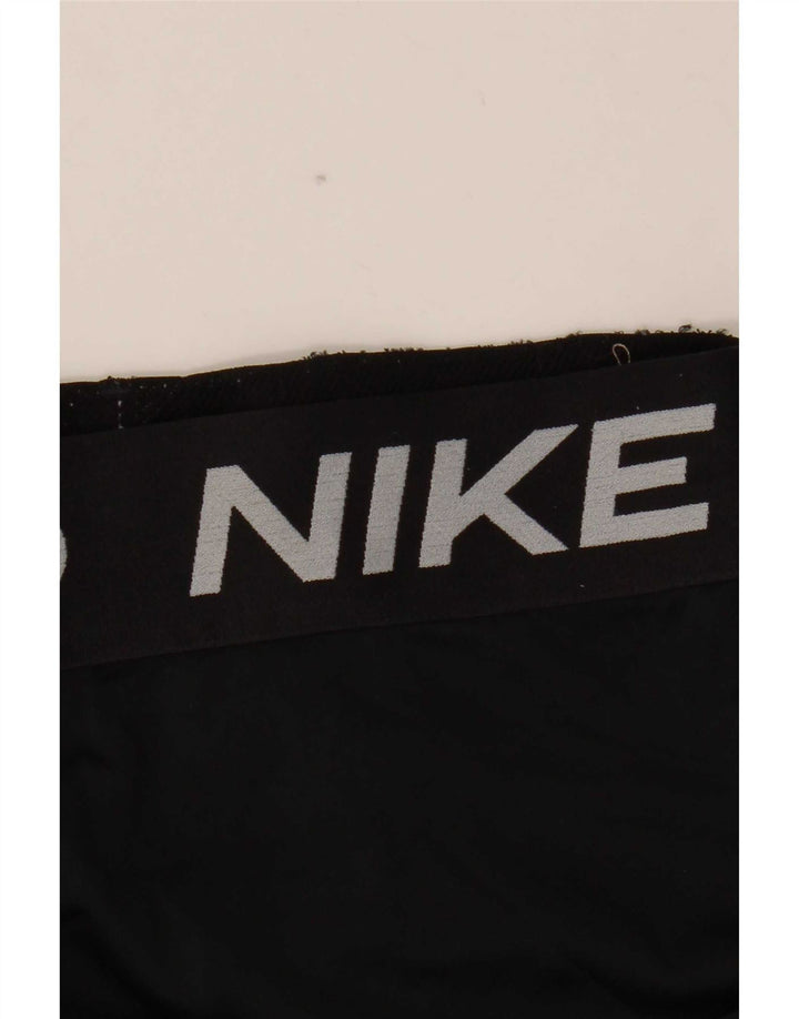 Dziewczęce legginsy z grafiką Nike 13-14 lat, czarny poliester