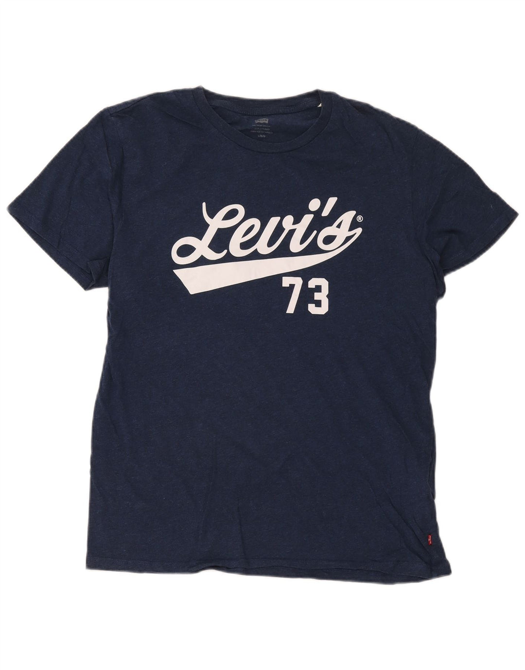 Męski T-shirt z grafiką Levi's, duży, granatowy, bawełniany