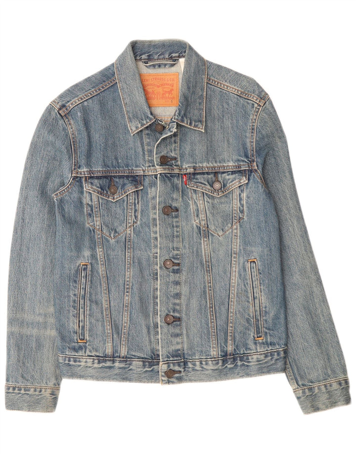 Męska kurtka dżinsowa Levi's UK 36 Small, niebieska, bawełniana