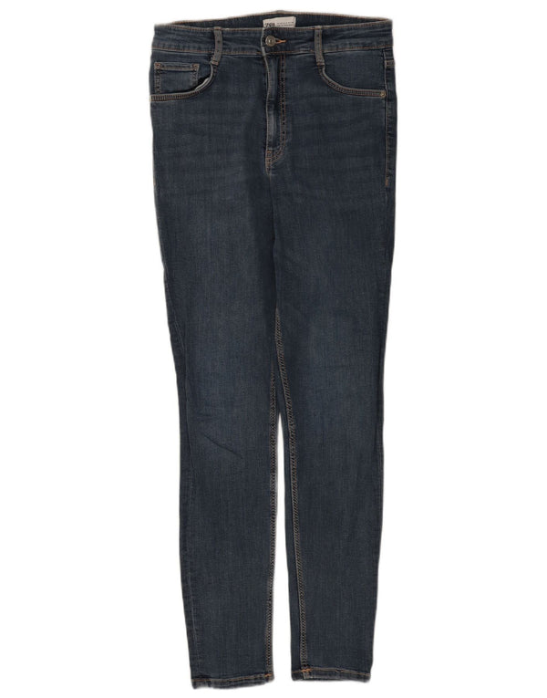 Damskie jeansy skinny Zara EU 40 Medium W30 L30 Niebieskie bawełniane