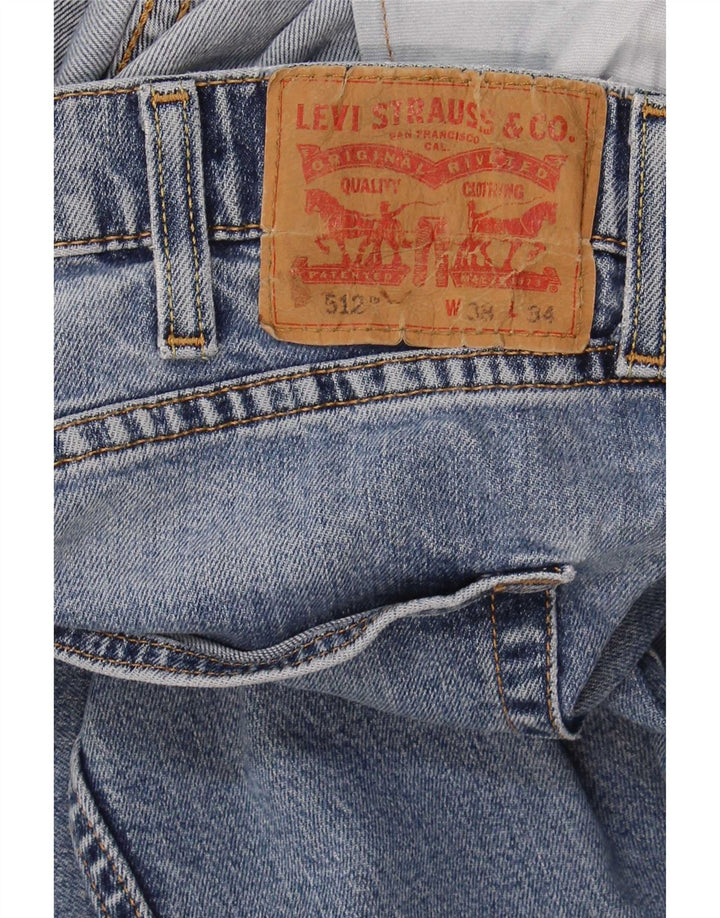 Męskie jeansy Levi's 512 Slim Tapered W38 L34 Niebieskie