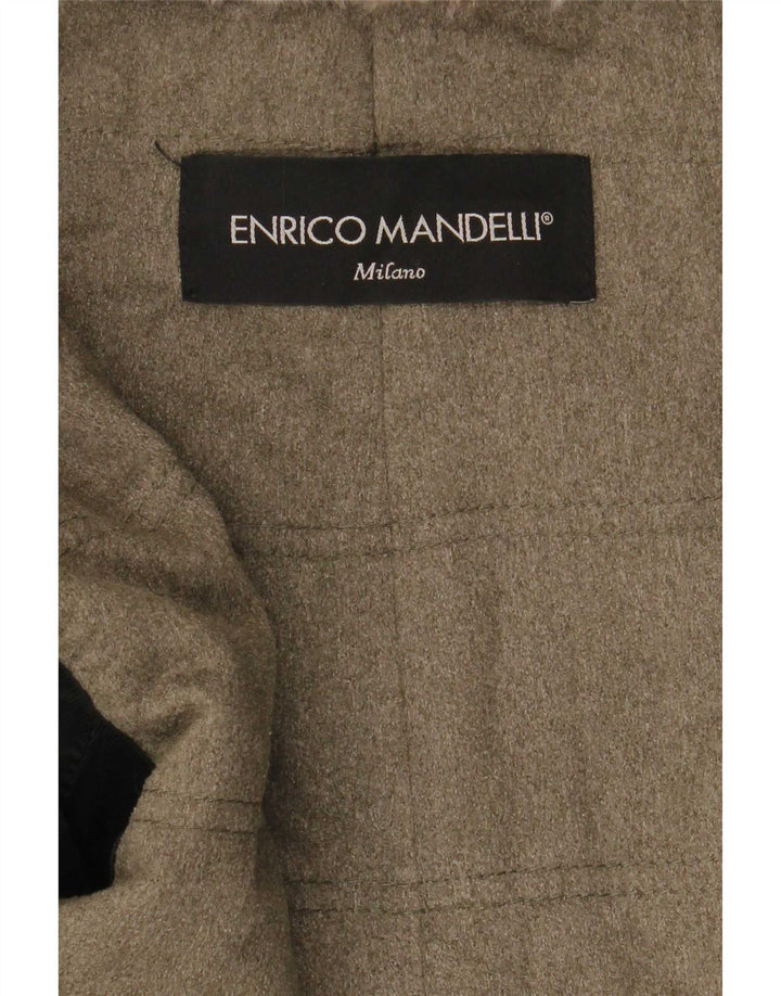 Męska skórzana kurtka Enrico Mandelli UK 42 XL czarna