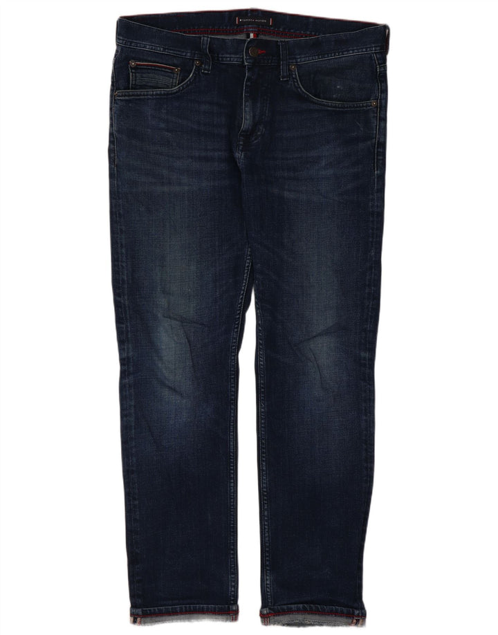 Damskie jeansy Tommy Hilfiger Bleecker Slim W13 L28 Niebieskie bawełniane