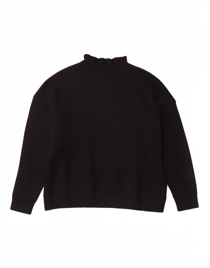 Marks & Spencer Damski sweter z golfem UK 16, duży, czarny