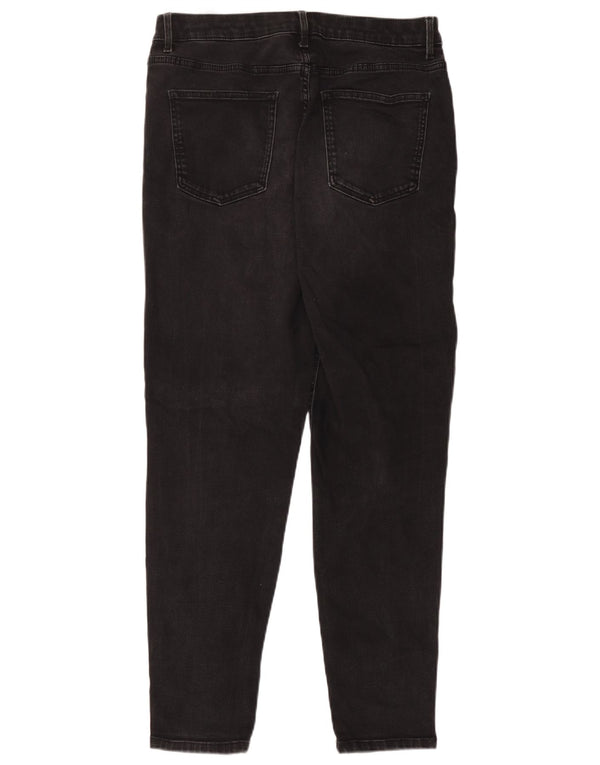 Marks & Spencer Damskie Skinny Jeans UK 14 Large W32 L28 Czarna bawełna