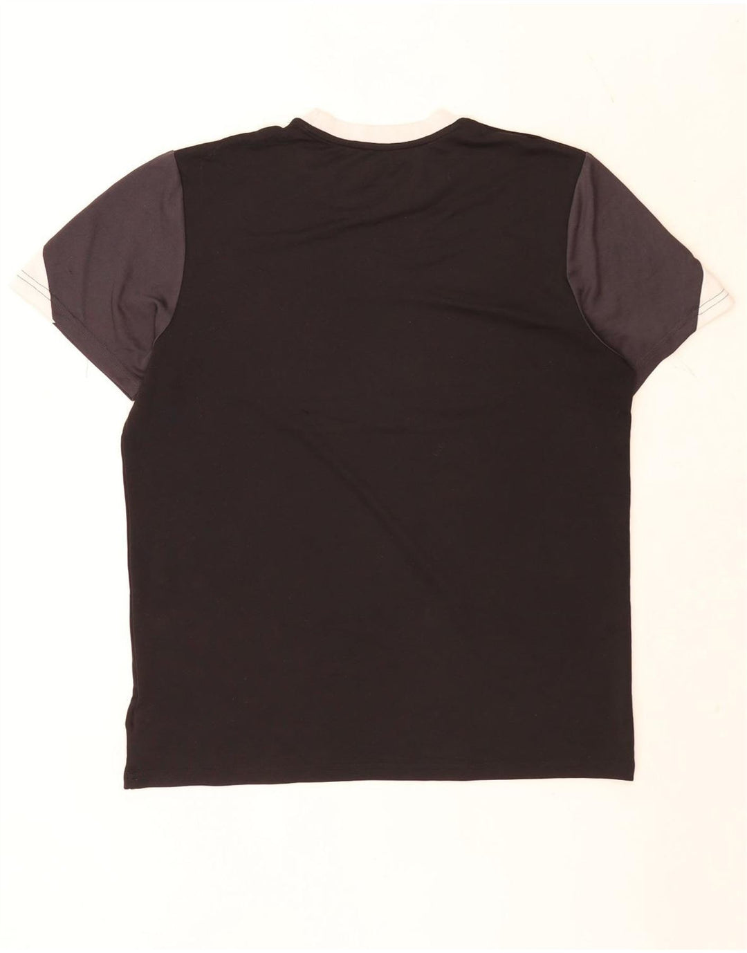 T-shirt męski Umbro, duży, czarny, poliestrowy blok kolorów