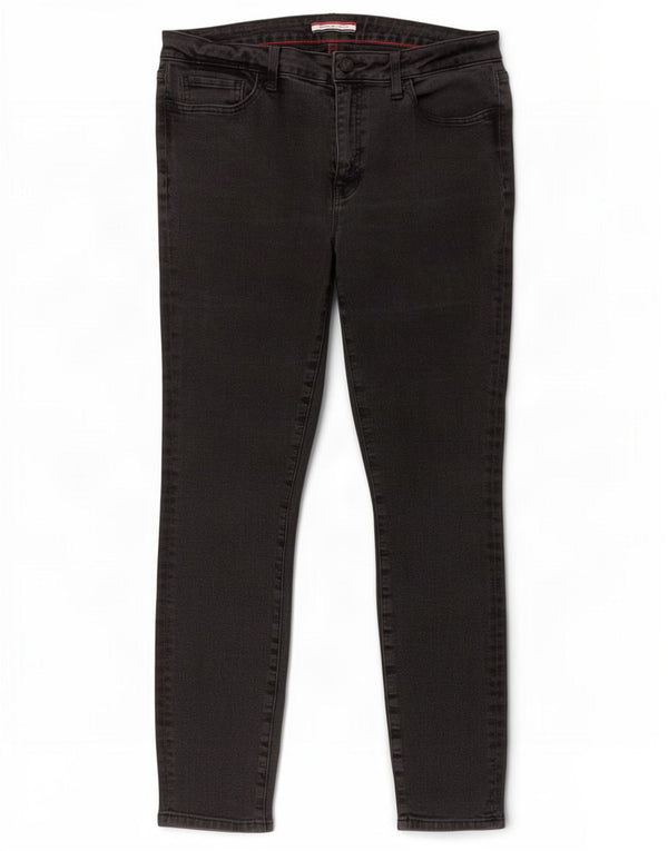 Tommy Hilfiger Womens Skinny Jeans US 10 Large W32 L28 Black Cotton