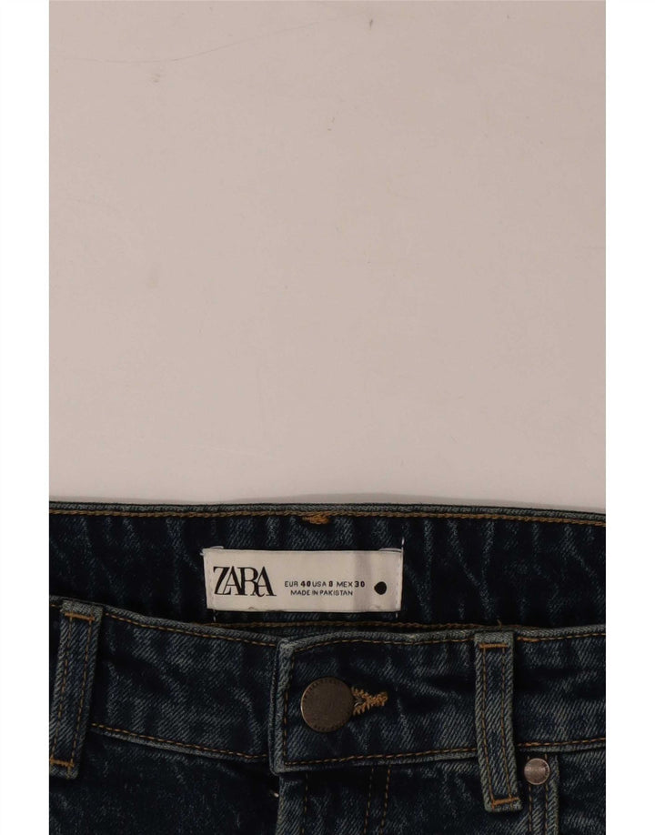 Jeansy damskie Zara Straight EU 40 Medium W30 L28 Granatowe