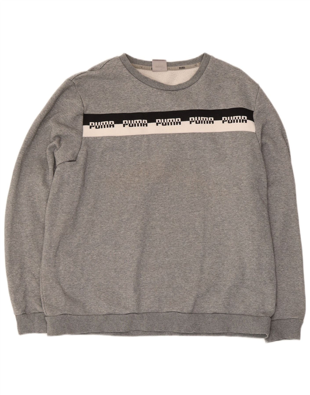 Męska bluza Puma XL, szara, nakrapiana bawełna