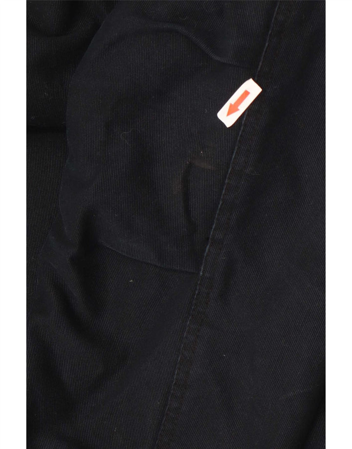 Męska kurtka parka z kapturem Carhartt UK 38, średnia czarna bawełna