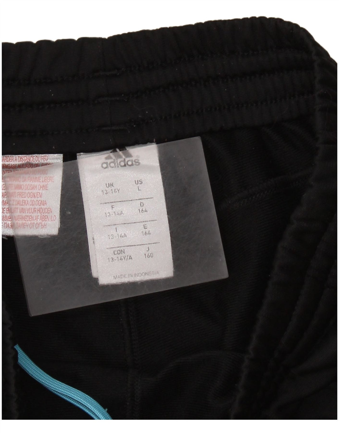 Adidas Dziewczęce 13-14 Lat Czarny Poliester