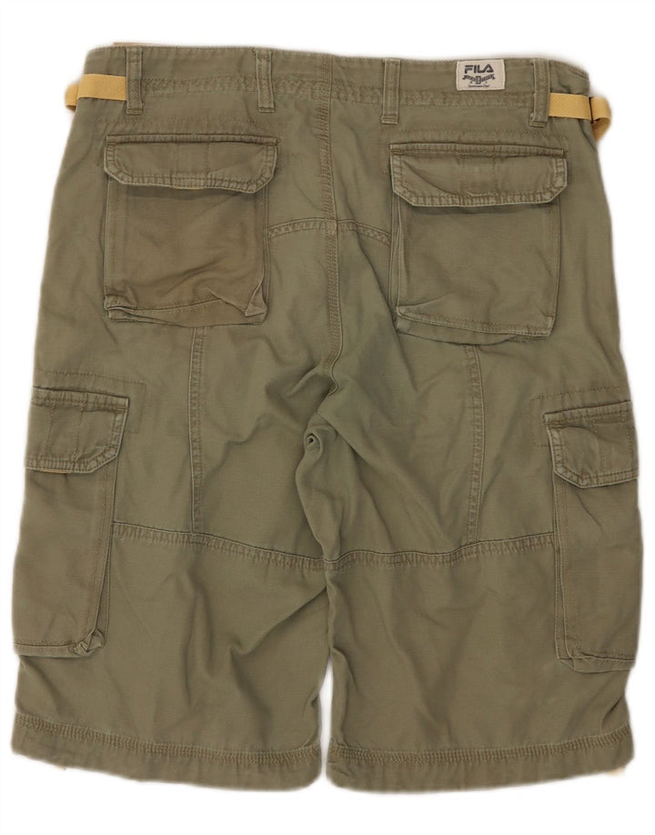 Męskie spodenki cargo Fila W34, duże, khaki