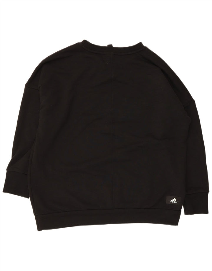 Damska bluza Adidas Graphic Oversized Sweter UK 12/14 Medium Black