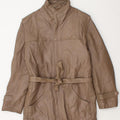 Vintage męska skórzana kurtka IT 46 Small Brown