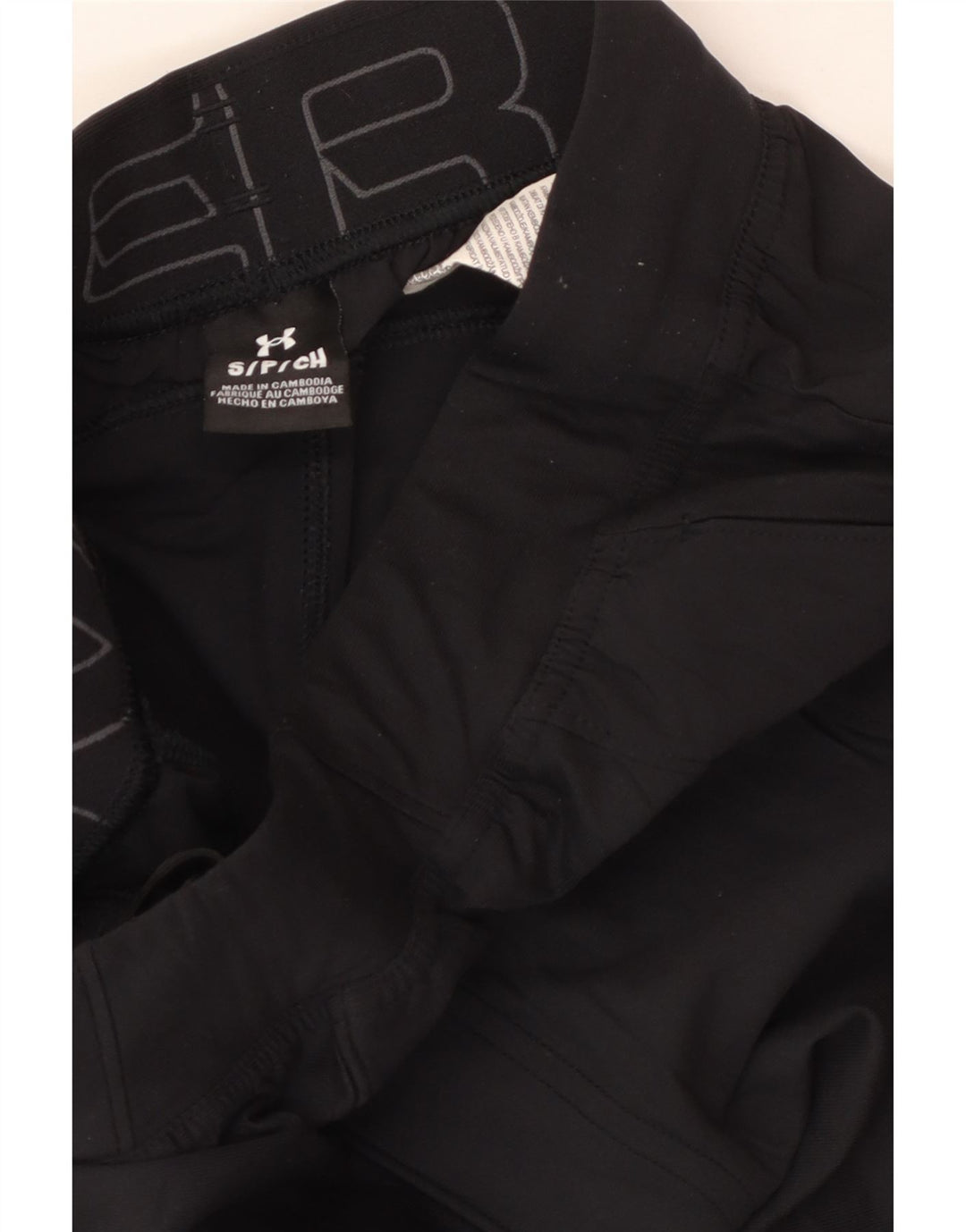 Damskie spodnie dresowe UNDER ARMOUR z grafiką, małe, czarne