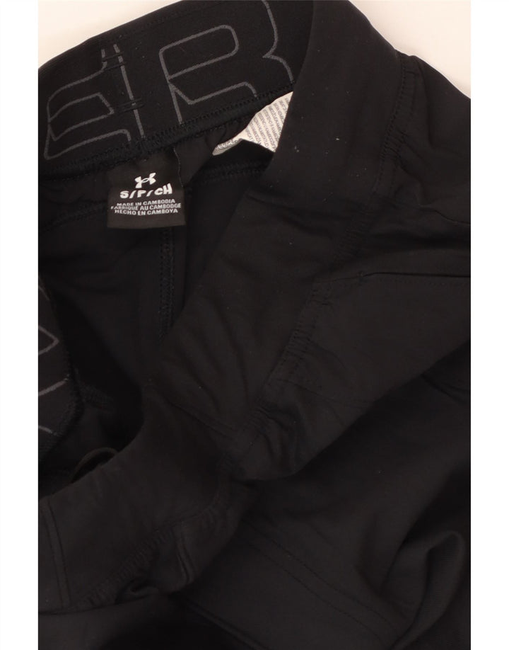 Damskie spodnie dresowe UNDER ARMOUR z grafiką, małe, czarne