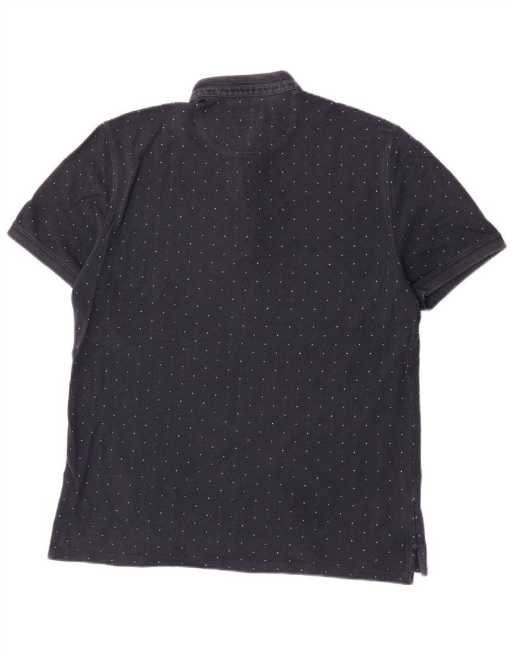 Męska koszulka polo Massimo Dutti XL w kolorze granatowym w cętki