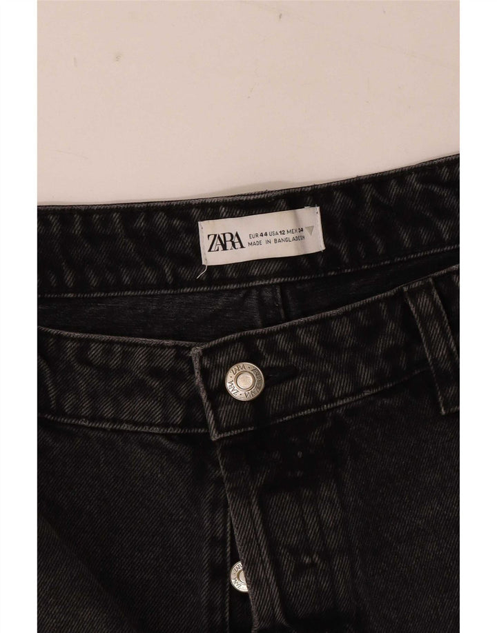 Damskie spodenki jeansowe Zara w trudnej sytuacji EU 44 XL W34 czarne