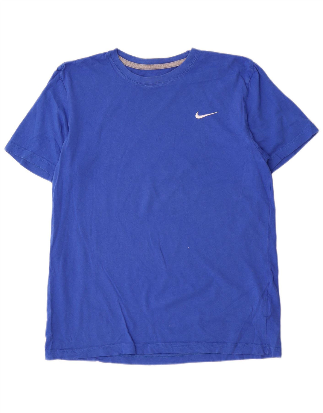 Męski T-shirt Nike o regularnym kroju, duży, niebieski, bawełniany