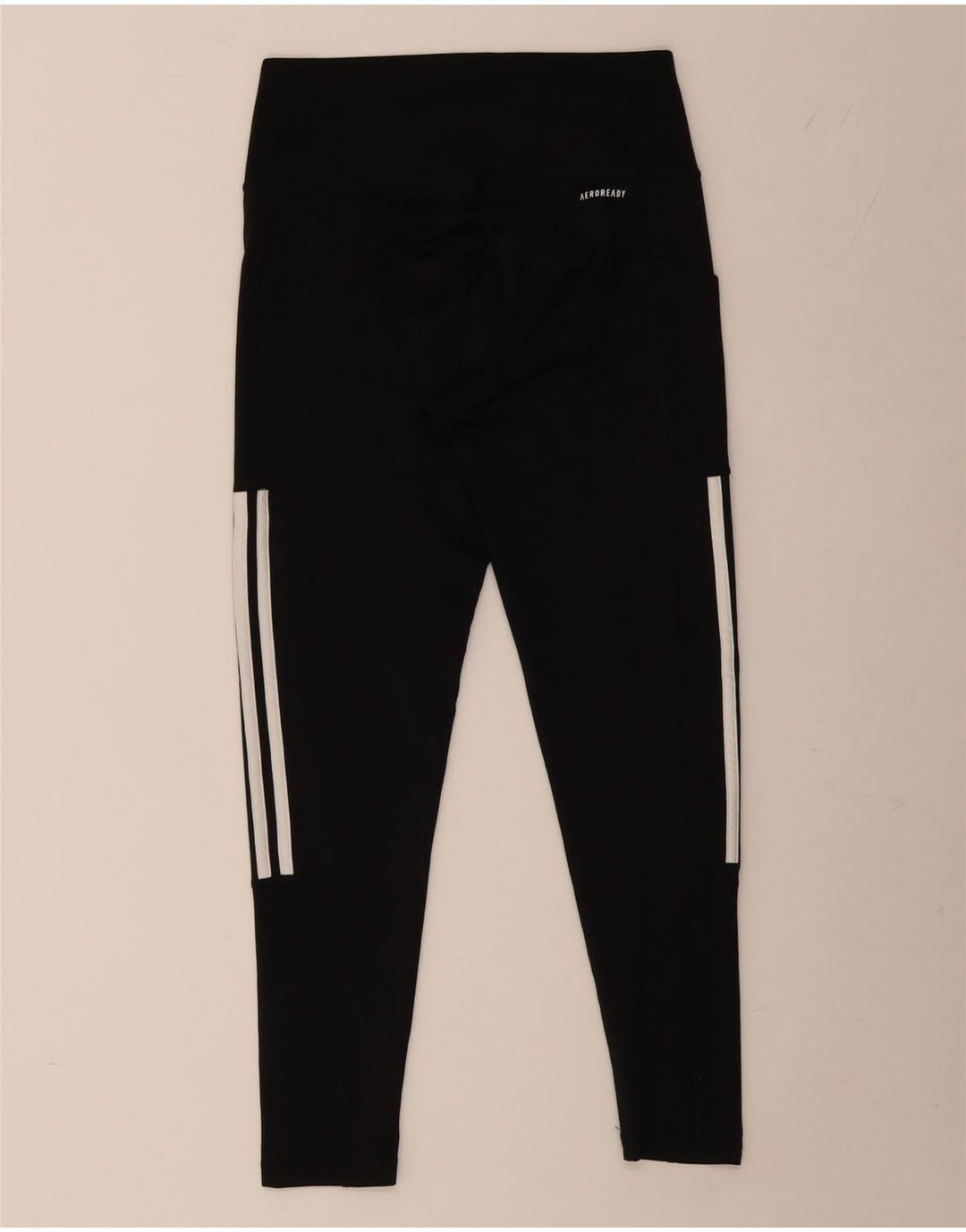 Damskie legginsy ADIDAS Aeroready UK 12/14, średni czarny poliester
