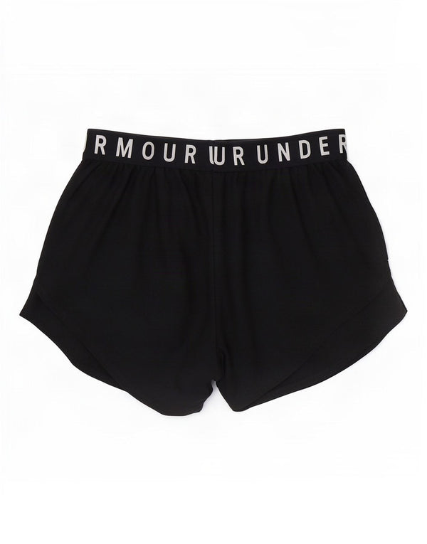 Damskie spodenki sportowe Under Armour Heat Gear Graphic UK 8, małe, czarne