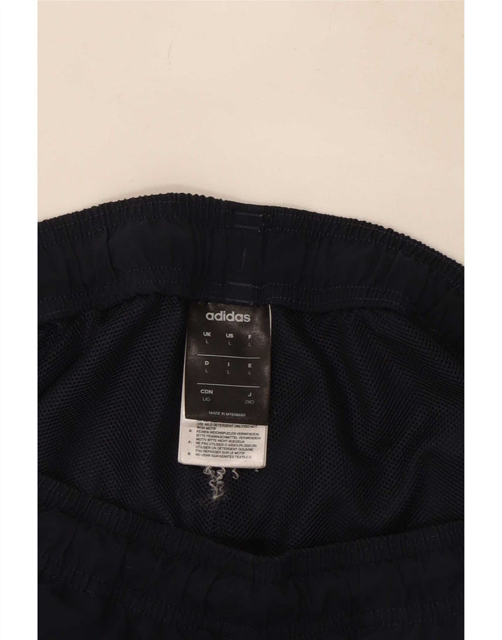 Męskie spodenki sportowe Adidas, duże, granatowe, z poliestru