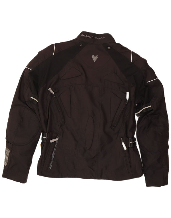 Męska kurtka wyścigowa Frank Thomas Graphic Racer UK 42 XL z czarnego nylonu