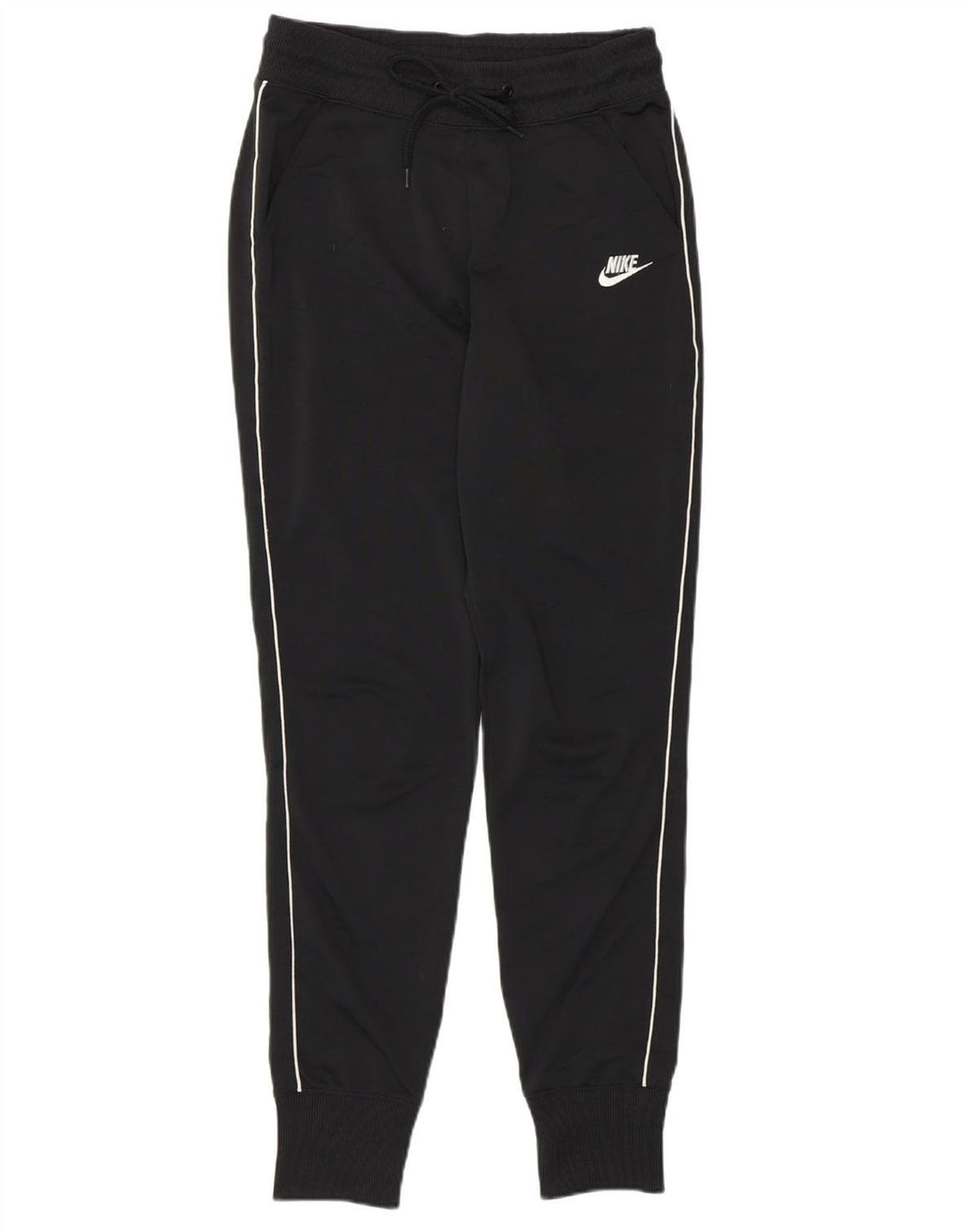 NIKE Mens Tracksuit Trousers Joggers Small  Black Polyester