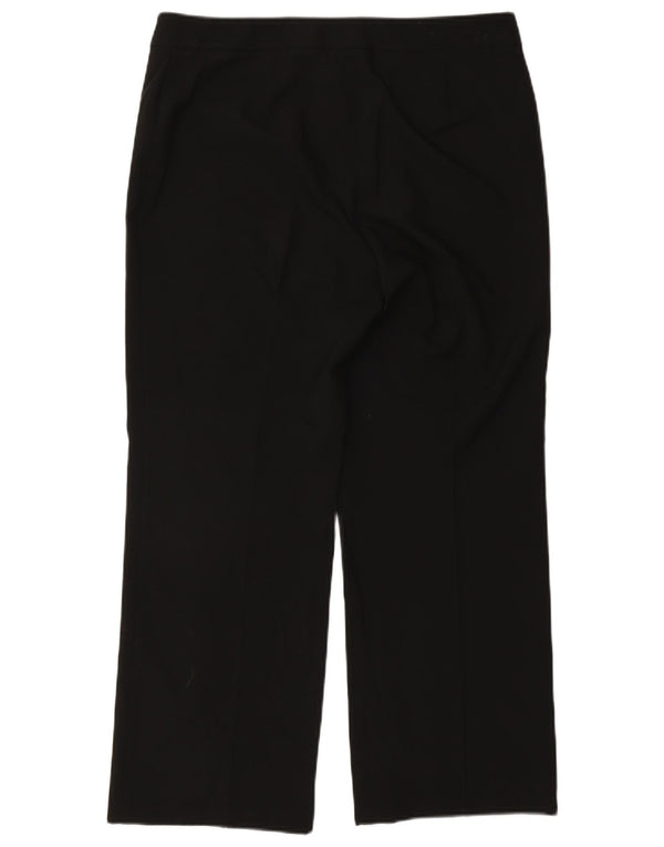 Marks & Spencer Damskie proste spodnie codzienne UK 16 duże W34 L29 czarne