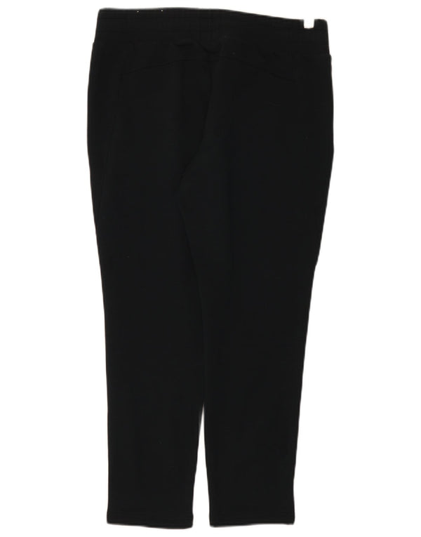 Damskie legginsy Puma Crop Graphic UK 12, średnia czarna bawełna