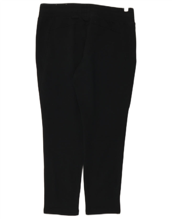 Damskie legginsy Puma Crop Graphic UK 12, średnia czarna bawełna