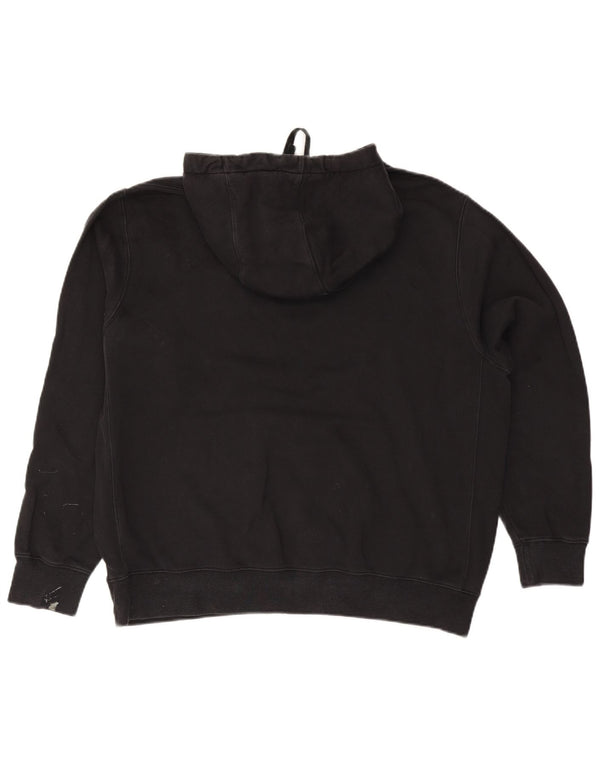 Męski sweter z kapturem Nike, duży, czarny, bawełniany