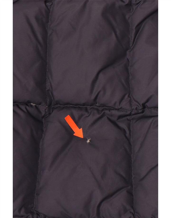 THE NORTH FACE Damski, oversize'owy, ocieplany płaszcz z kapturem UK 10, mały, granatowy