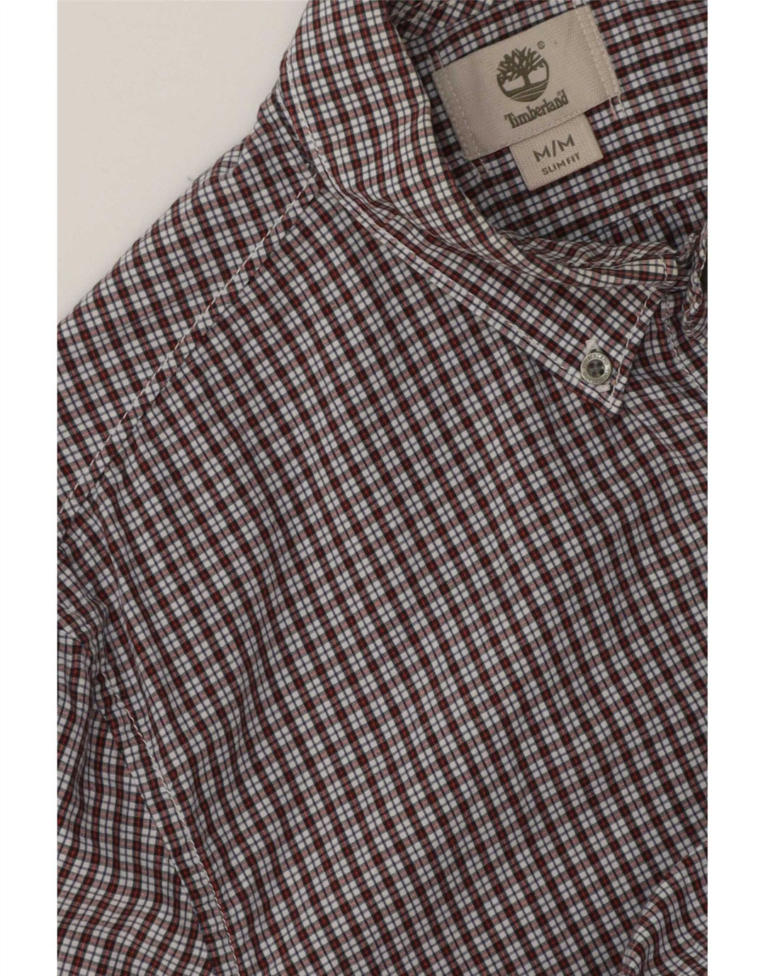 Koszula męska Timberland Slim Fit, średnia czerwona kratka