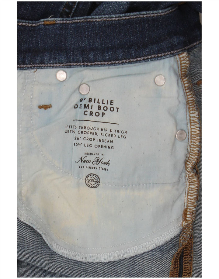 Jeansy damskie J. CREW Billie Demi Crop Bootcut W26 L25 Niebieskie