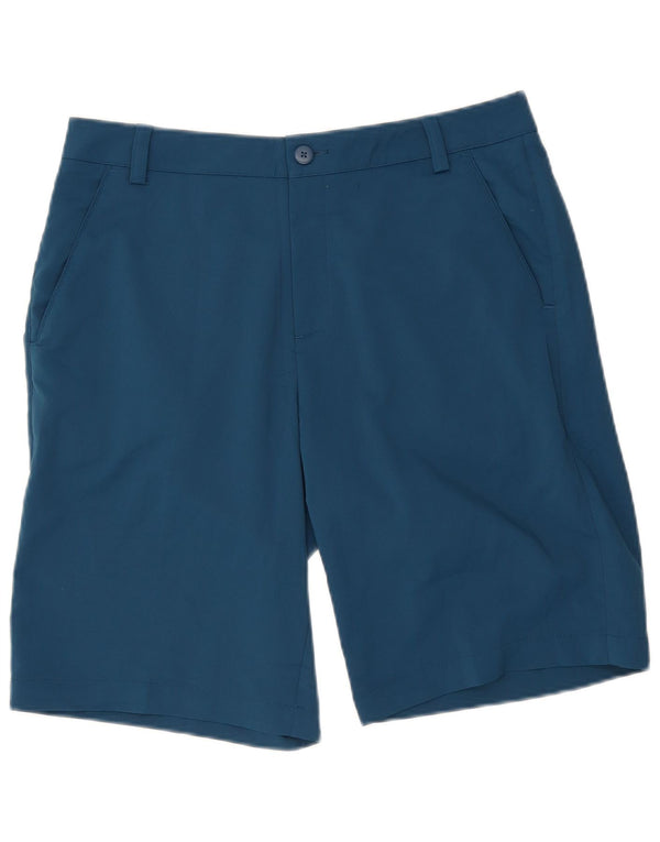 Męskie spodenki Chino Puma W34, duże, niebieskie, poliestrowe