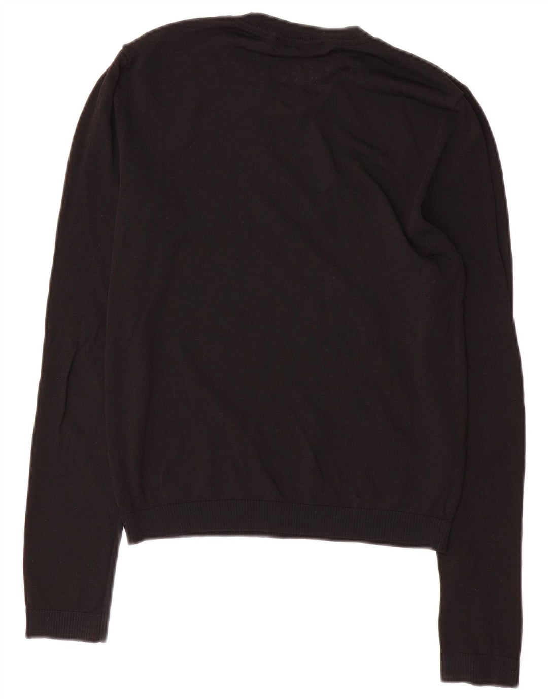 Sweter damski Zara z okrągłym dekoltem UK 10, mały, czarny