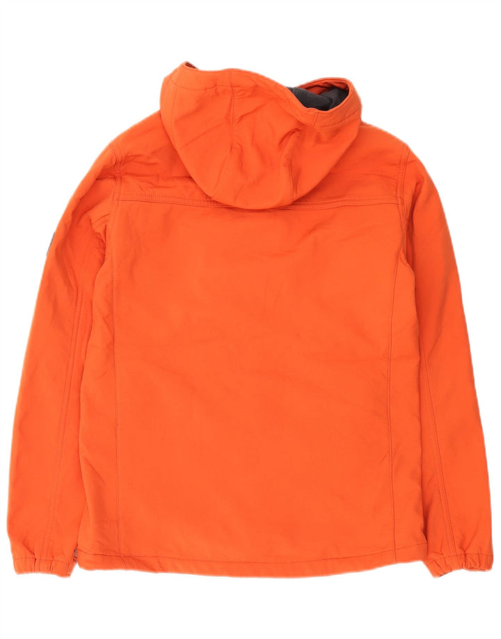 Męska kurtka wiatrówka Zara z kapturem UK 36 Small Red Polyester