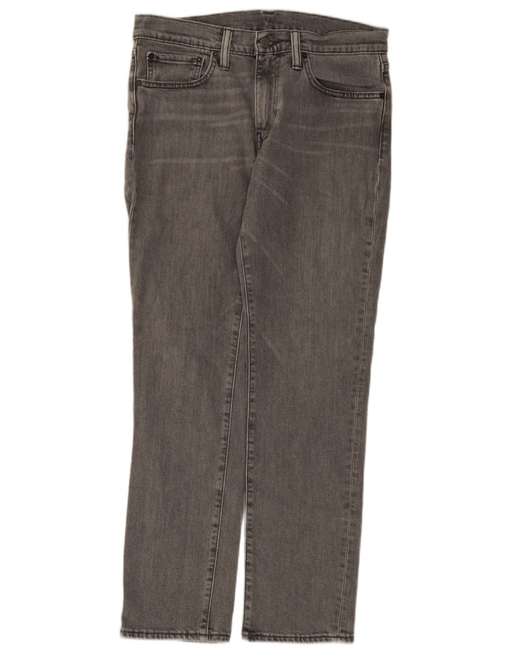 Męskie jeansy Levi's 511 Slim W31 L30 Szara bawełna