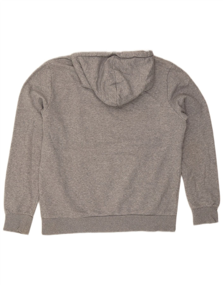 Męski sweter z kapturem Jack & Jones, duży, szary, bawełniany