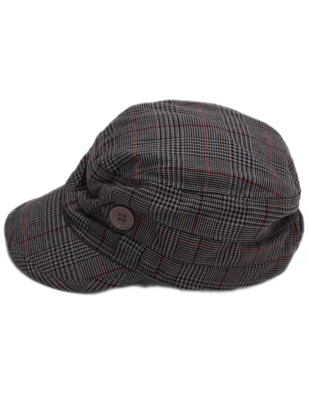 Czapka damska Roxy Newsboy w jednym rozmiarze, szara pepitka