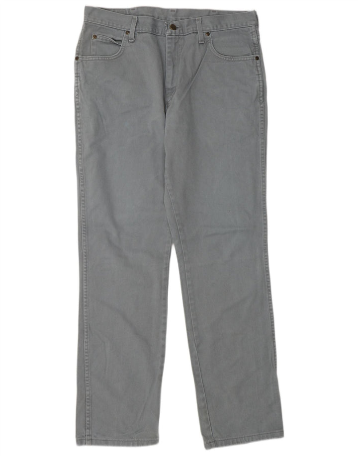 Męskie jeansy WRANGLER Regular Straight W34 L33 Szara bawełna