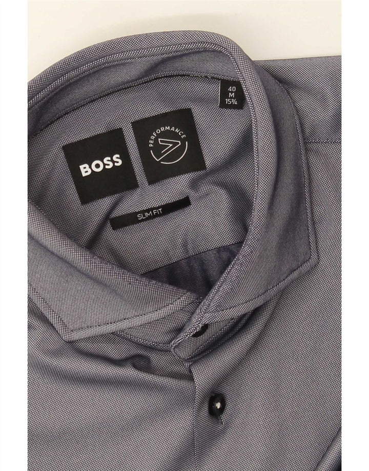 Koszula męska Hugo Boss Slim Fit, rozmiar 40 15 3/4, średni szary