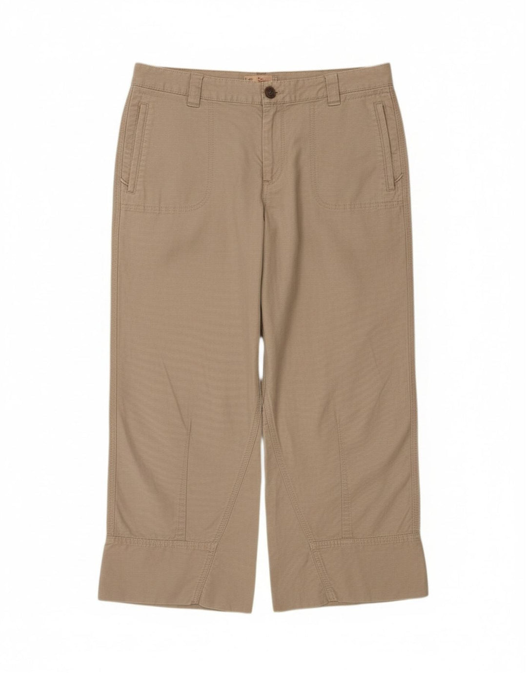 MARLBORO CLASSICS Mens Cropped Trousers IT 48 Medium W36 L28 Beige