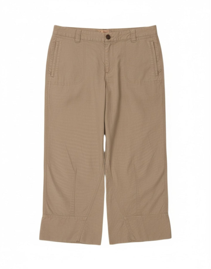 MARLBORO CLASSICS Mens Cropped Trousers IT 48 Medium W36 L28 Beige
