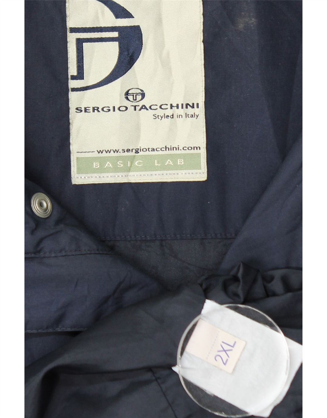 Męska kurtka użytkowa Sergio Tacchini UK 44 2XL granatowa