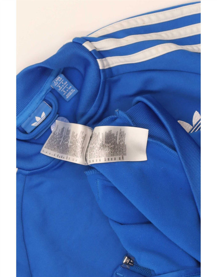 Kurtka chłopięca Adidas Dresowa Top 9-10 Lat Niebieski Poliester