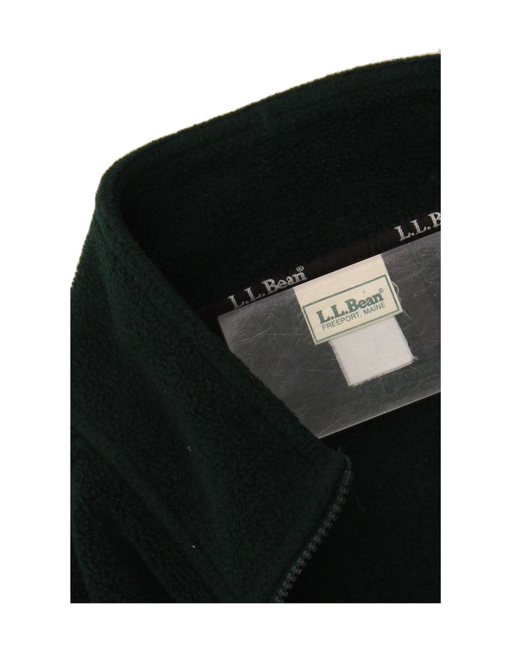 L.L.BEAN Womens Fleece Jacket UK 16 Large Green Vintage L.L.Bean and Second-Hand L.L.Bean from Messina Hembry 